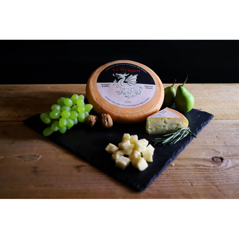 Le Dragon, spécialité de la laiterie de Billens. Fromage à pâte molle